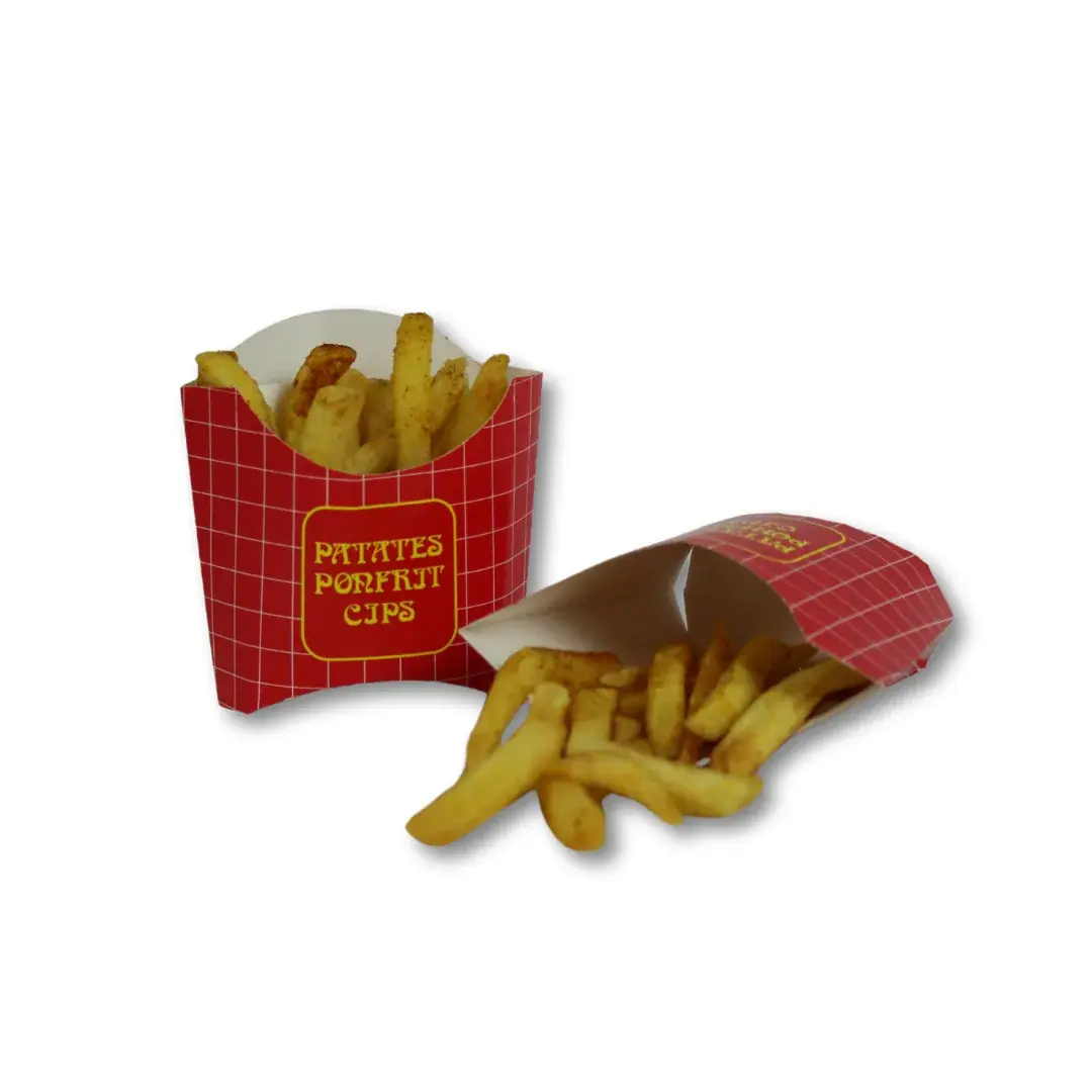 Patates Cips Kutusu Küçük Boy 10x8x5 cm