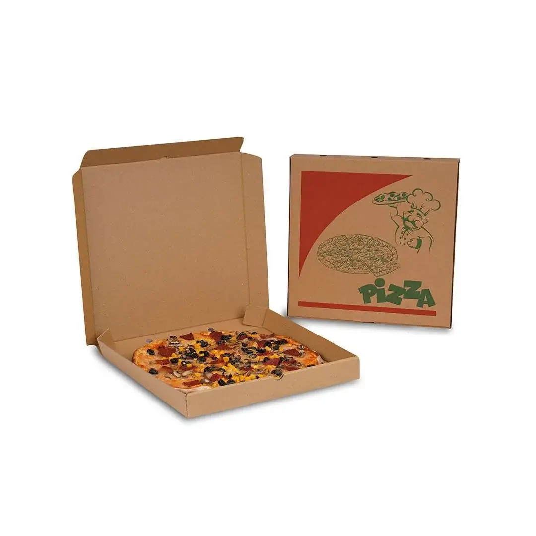 Baskılı Pizza Kutusu 32x32x5 cm