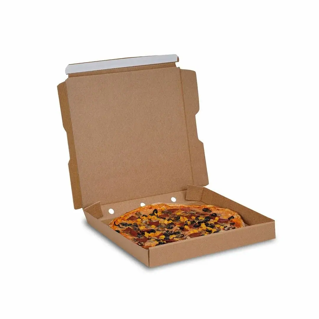 Bant Yapıştırmalı Pizza Kutusu 22x22x4 cm