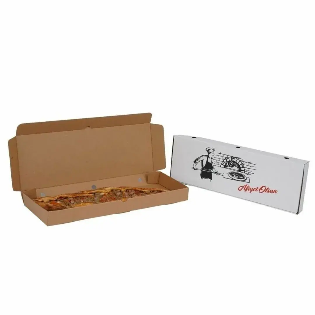 Baskılı Pide Kutusu 42x15x4 cm