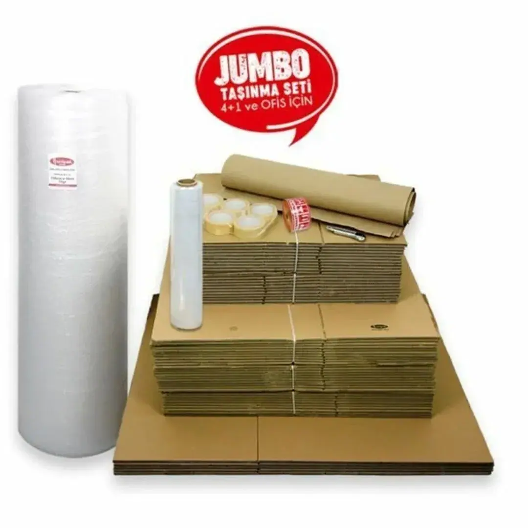 Jumbo Taşınma Kolisi Seti (4+1 ve Ofis)