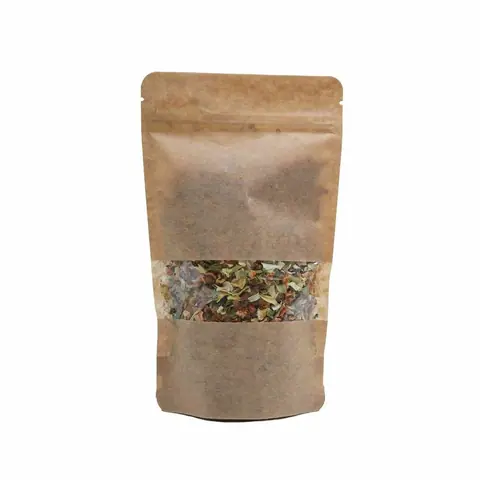 Dar Pencereli Kraft Doypack 500 gr 16x27+4 cm