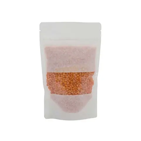 Dar Pencereli Beyaz Doypack 100 gr 11x18,5+3,5 cm