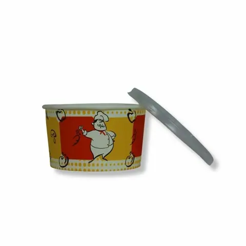 Kapaklı Karton Çorba Kasesi 16 Oz Model 2 (470 ml)