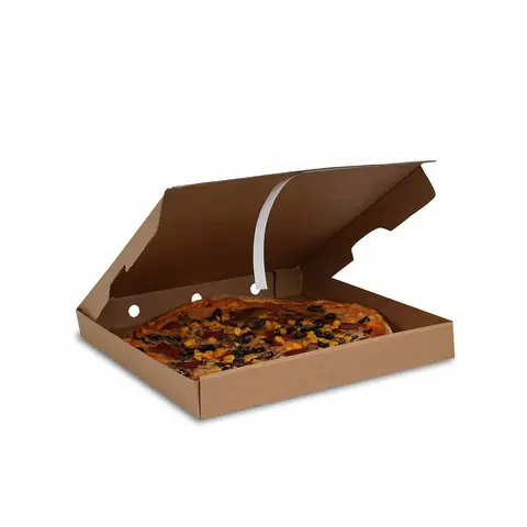 Bant Yapıştırmalı Pizza Kutusu 42x42x4 cm