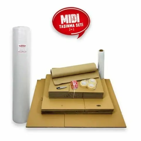 Midi Taşınma Kolisi Seti (2+1)
