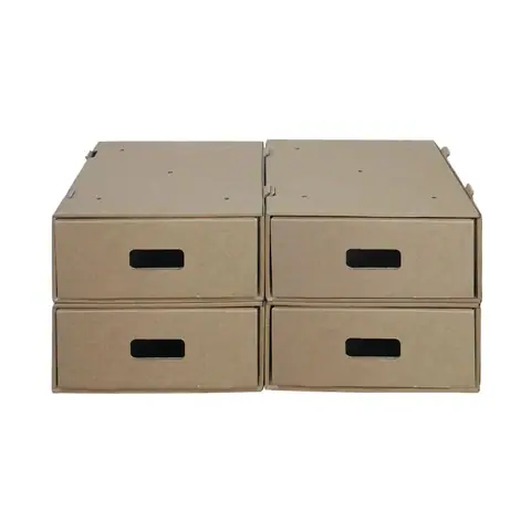 Çekmeceli Kapalı Karton Raf 49,5x39,5x17,5 cm